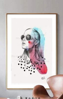 File in ấn File tranh hiện đại pha lê gương KF90544 chuyên nghiệp