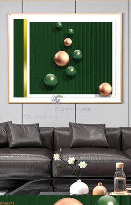 File in mica File tranh hiện đại pha lê gương KF90571 (bản gốc) sắc sảo