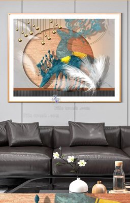 Download file gốc File tranh hiện đại pha lê gương KF90582 (in mica) logo