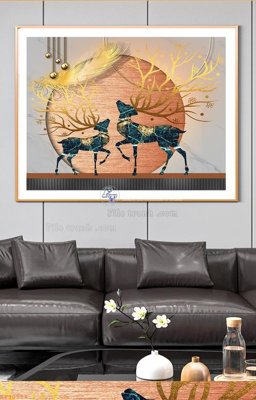 File tranh File tranh hiện đại pha lê gương KF90584 (gốc) chủ đề tĩnh vật