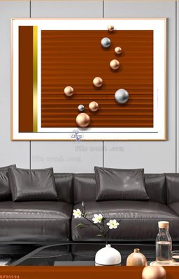 File in ấn File tranh hiện đại pha lê gương KF90594 (bản gốc) sắc nét