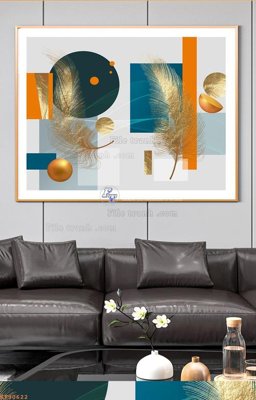 File PSD File tranh hiện đại pha lê gương KF90622 (bản gốc) độ phân giải cao