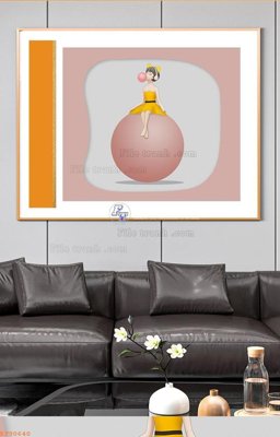 File PSD in ấn File tranh hiện đại pha lê gương KF90640 (chất lượng cao)