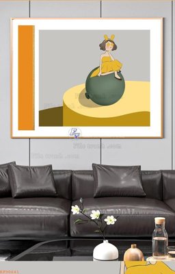 File PSD File tranh hiện đại pha lê gương KF90641 (gốc) nhiều lớp (multi-layer)