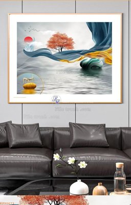 Tệp tin gốc File tranh hiện đại pha lê gương KF90673 (dùng cho in) File tranh hiện đại pha lê gương KF90673