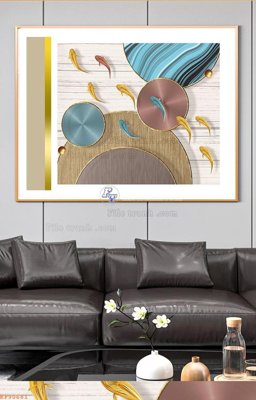 Chi tiết file gốc File tranh hiện đại pha lê gương KF90681 (cho in tráng gương)