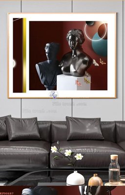 File tranh File tranh hiện đại pha lê gương KF90687 (ảnh gốc) in trần xuyên sáng