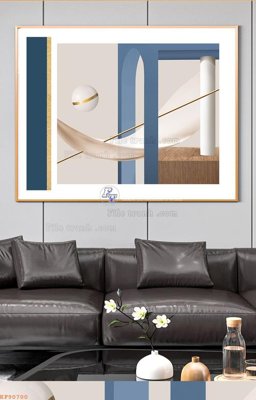 File in ấn chuyên nghiệp File tranh hiện đại pha lê gương KF90700 (file gốc)