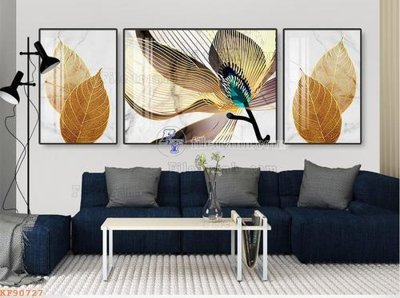 File gốc File tranh hiện đại pha lê gương KF90727 cho in ấn và thiết kế