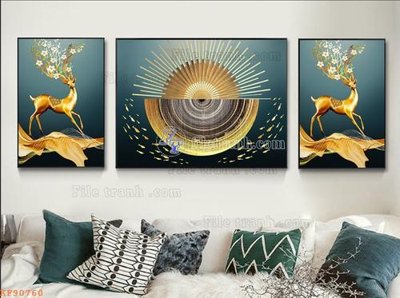 Download file gốc File tranh hiện đại pha lê gương KF90760 (độ nét cao)