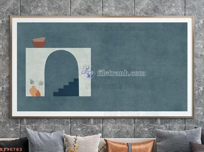 Tải file File tranh hiện đại pha lê gương KF90783 (gốc) làm file in ấn