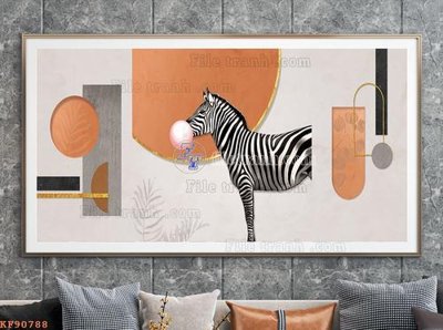 File tranh trang trí File tranh hiện đại pha lê gương KF90788 (file gốc)