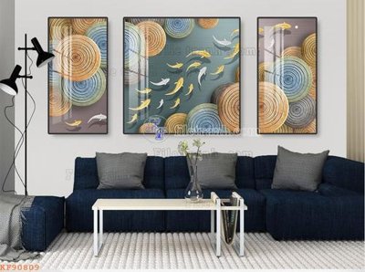 File PSD File tranh hiện đại pha lê gương KF90809 (gốc) cho in quảng cáo