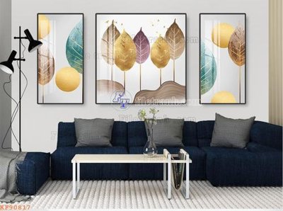 File gốc File tranh hiện đại pha lê gương KF90817 (PNG) trong suốt (transparent)