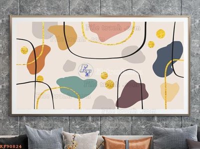 File ảnh File tranh hiện đại pha lê gương KF90824 (gốc) in biển hiệu