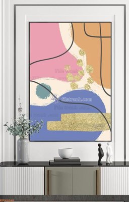 Tải file gốc File tranh hiện đại pha lê gương KF90848 (bản PSD) còn layer