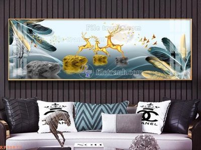 Tải file gốc File tranh hiện đại pha lê gương KF90877 (in khổ lớn) không vỡ