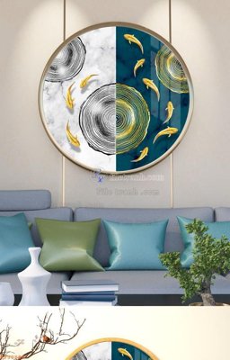 File ảnh gốc File tranh hiện đại pha lê gương KF90888 (chuyên in mica)