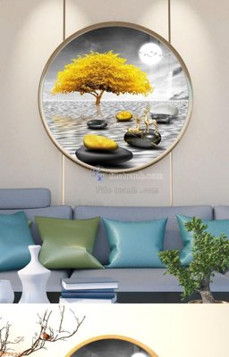 Download file File tranh hiện đại pha lê gương KF90917 (gốc) cho xưởng in