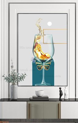 Download file gốc File tranh hiện đại pha lê gương KF90974 (độ nét cao)