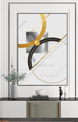 File gốc File tranh hiện đại pha lê gương KF90980 (cho in ấn) từ kho Filetranh