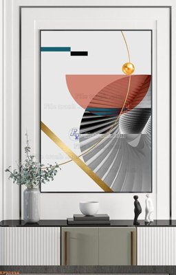 Tải file File tranh hiện đại pha lê gương KF90994 (PSD) cho in tranh 3D