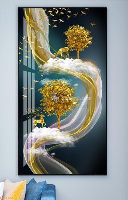 Download file File tranh hiện đại pha lê gương KF91001 (chuẩn in) File tranh hiện đại pha lê gương KF91001