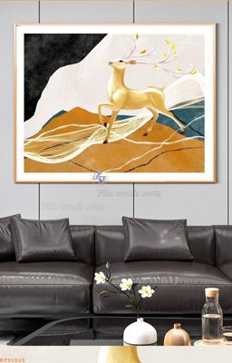 File PSD File tranh hiện đại pha lê gương KF91025 (nguyên bản) cho thiết kế