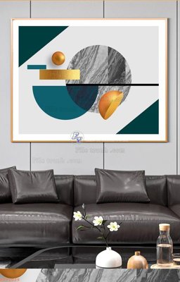 File in trần File tranh hiện đại pha lê gương KF91029 (bản gốc 3D) sống động