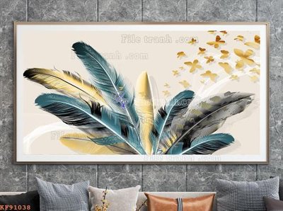 Mua file gốc File tranh hiện đại pha lê gương KF91038 (chất lượng) tại Filetranh.com