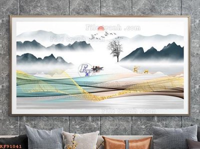 Tải file File tranh hiện đại pha lê gương KF91041 (ảnh gốc) độ phân giải 300dpi