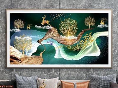 Tải file gốc File tranh hiện đại pha lê gương KF91056 (in khổ lớn) quảng cáo