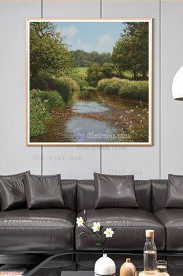 File PSD File tranh hiện đại pha lê gương KF91133 (gốc) cho in quảng cáo