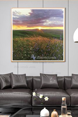 Cung cấp file tranh gốc File tranh hiện đại pha lê gương KF91138 độc quyền