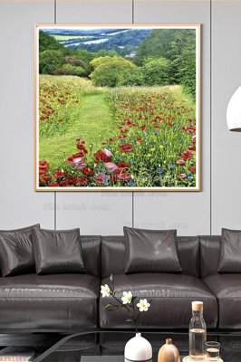 Ảnh mô tả file gốc in mica File tranh hiện đại pha lê gương KF91161