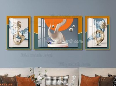 Tải file File tranh hiện đại pha lê gương KF91185 (ảnh gốc) in gạch men