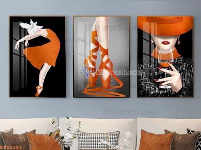 File gốc File tranh hiện đại pha lê gương KF91193 (ảnh chi tiết) để in trần