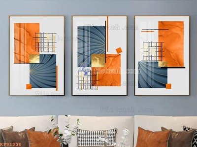 Download file gốc File tranh hiện đại pha lê gương KF91206 (in lụa) nghệ thuật