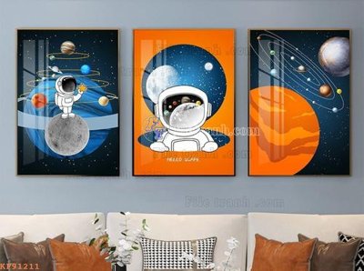 File ảnh File tranh hiện đại pha lê gương KF91211 (gốc) dùng in Pano