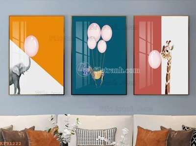 File gốc in ấn File tranh hiện đại pha lê gương KF91222 độ phân giải cao