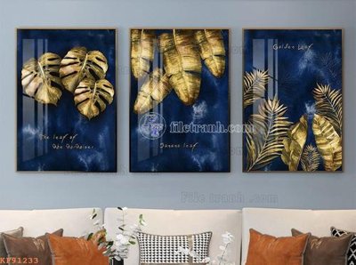 File tranh File tranh hiện đại pha lê gương KF91233 (file gốc) chuẩn màu in