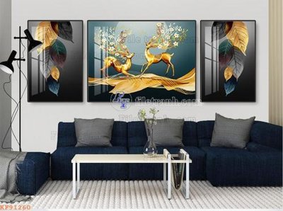 Tải file File tranh hiện đại pha lê gương KF91260 (gốc) để in ấn ngay