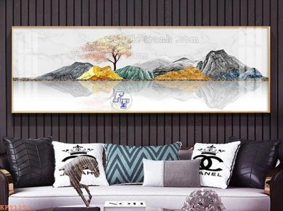 File ảnh File tranh hiện đại pha lê gương KF91291 (gốc) in Hiflex