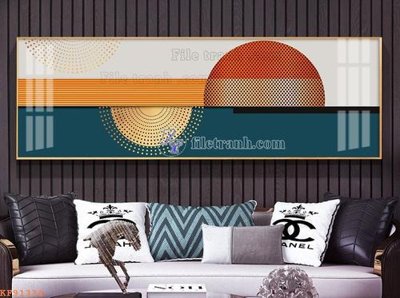 File gốc File tranh hiện đại pha lê gương KF91334 (vector) cho in ấn