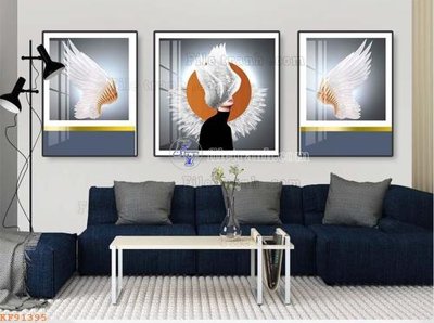 Tệp tin gốc File tranh hiện đại pha lê gương KF91395 (dùng cho in ấn) chuyên nghiệp