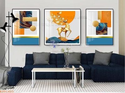 Tải về file gốc File tranh hiện đại pha lê gương KF91403 (chuẩn in ấn)