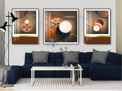 File tranh File tranh hiện đại pha lê gương KF91444 (gốc) chủ đề trẻ em