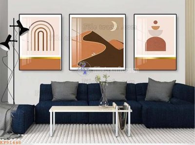 Hình ảnh gốc File tranh hiện đại pha lê gương KF91448 (để in khổ lớn)