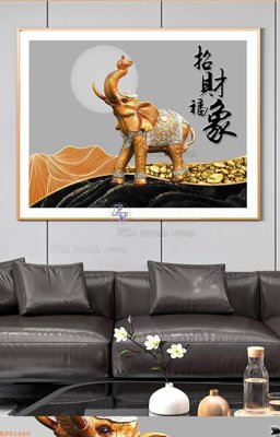 Download file gốc File tranh hiện đại pha lê gương KF91460 (in mica) 3D