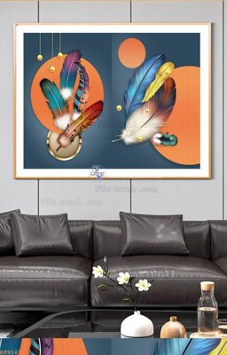 File tranh File tranh hiện đại pha lê gương KF91470 (gốc) in trên kính